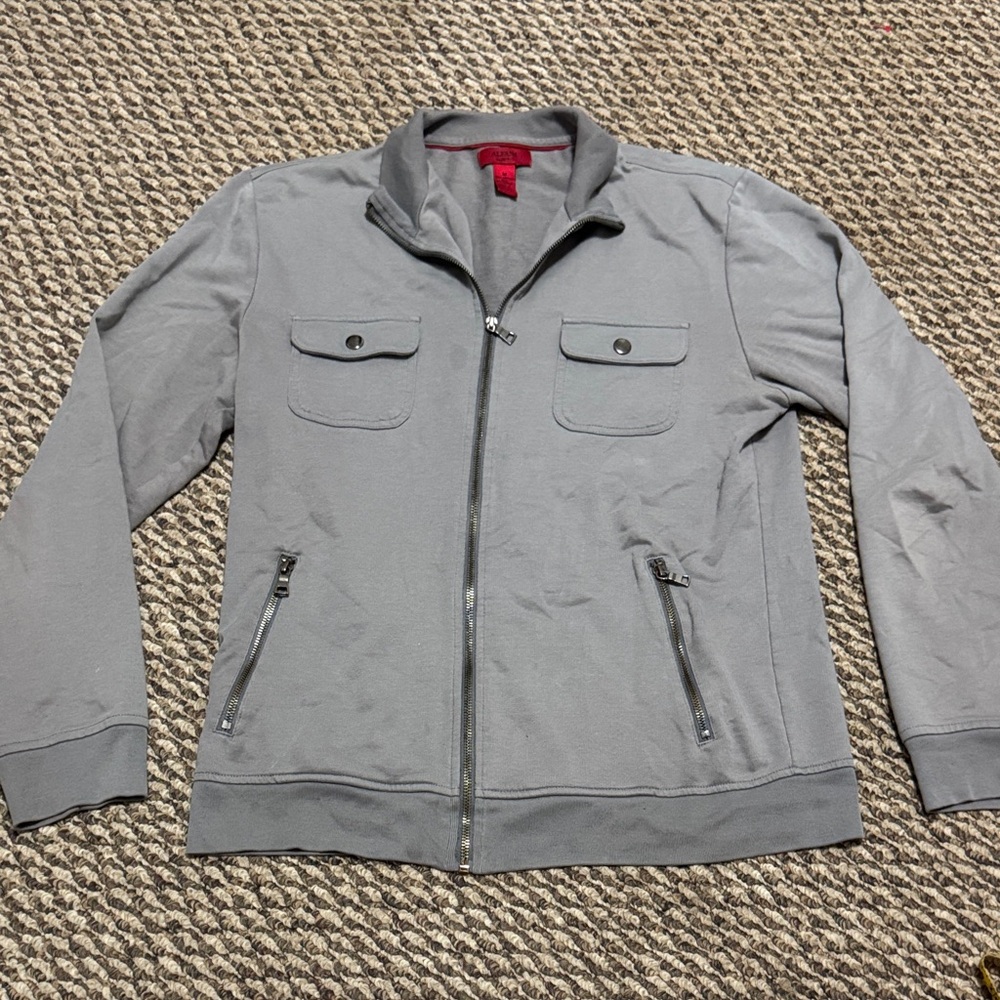 Alfani Slim Fit Gray Jacket pockets